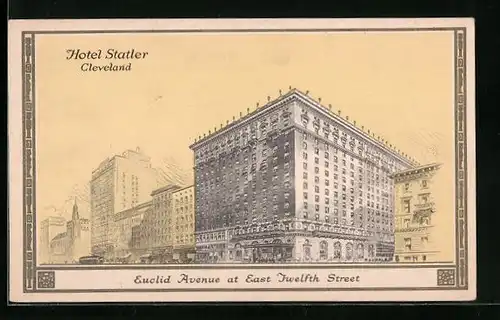 AK Cleveland, OH, Hotel Statler, Euclid Avenue at East Twelfth Street