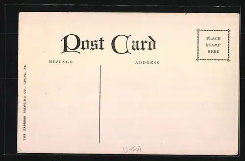 AK Wernersville, PA, Approach to Grand-View Sanatorium from Cushion Peak