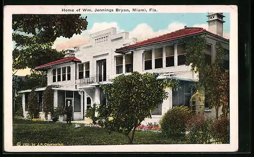 AK Miami, FL, Home of Wm. Jennings Bryan