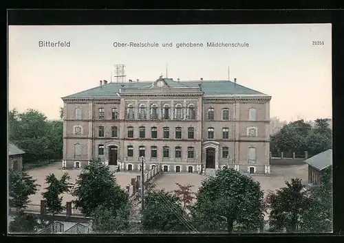 AK Bitterfeld, Ober-Realschule und gehobene Mädchenschule