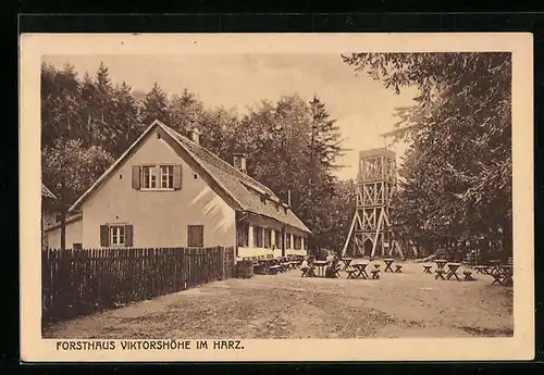 AK Viktorshöhe im Harz, Forsthaus Viktorshöhe