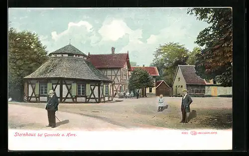 AK Gernrode a. Harz, Gasthaus Sternhaus