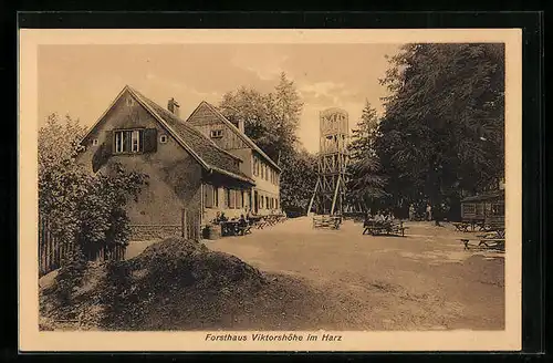 AK Viktorshöhe im Harz, Forsthaus Viktorshöhe