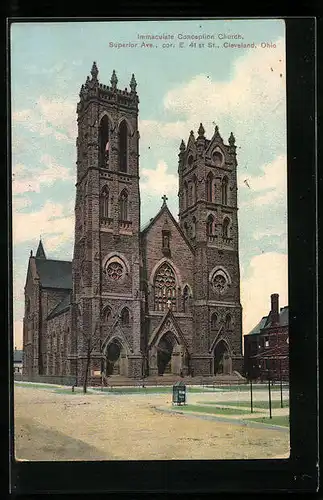 AK Cleveland, OH, Immaculate Conception Church, Superior Ave., Cor. E. 41 st. St.
