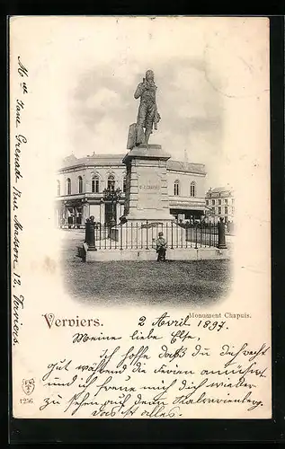 AK Verviers, Monument Chapuis