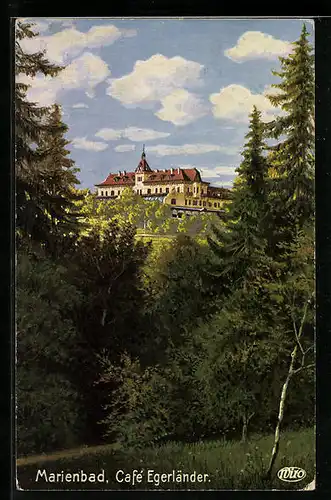 AK Marienbad, Cafe Egerländer