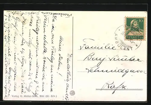 AK Rüti, Teilansicht mit Bachtel