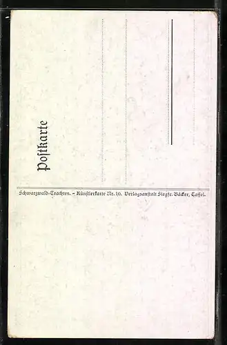 Künstler-AK Emil Beithan: Kinder in Trachten voller Wehmut zum Abschied