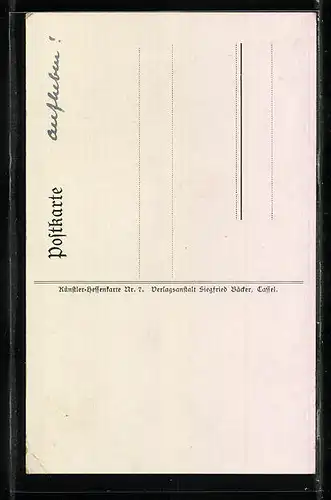 Künstler-AK Emil Beithan: Mädchen in Tracht in Trauer wird von Jungen getröstet