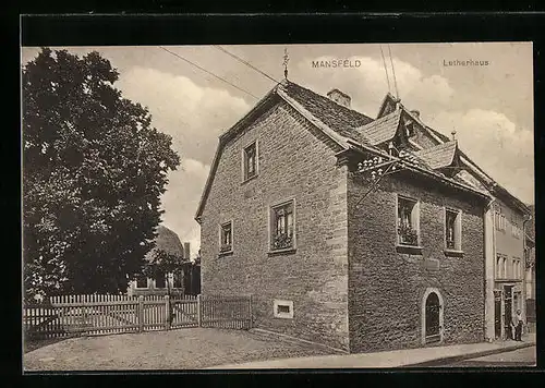 AK Mansfeld, vor dem Lutherhaus