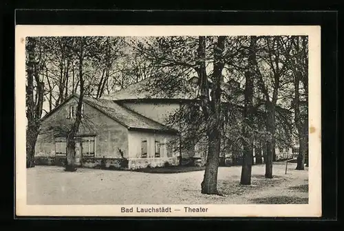 AK Bad Lauchstädt, vor dem Theater