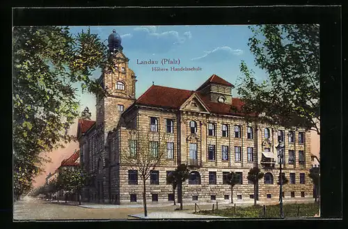 AK Landau i. Pfalz, vor der Höheren Handelsschule