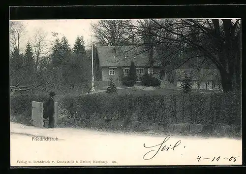 AK Friedrichsruh, Haus am Waldrand