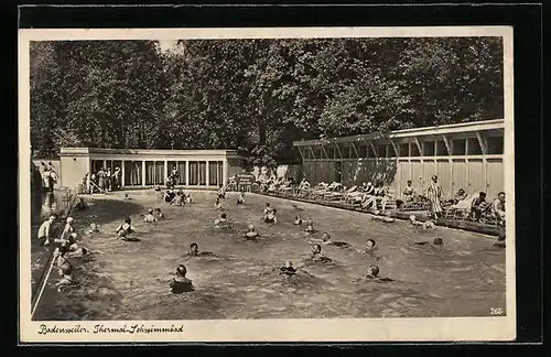 AK Badenweiler, Badegäste im Thermal-Schwimmbad