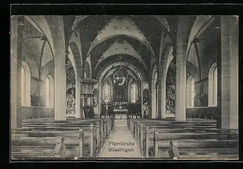 AK Büsslingen, Inneres der Pfarrkirche