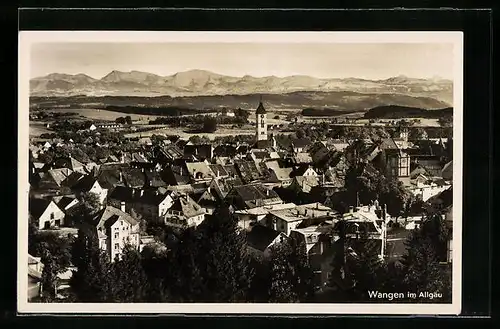 AK Wangen im Allgäu, Generalansicht der Stadt