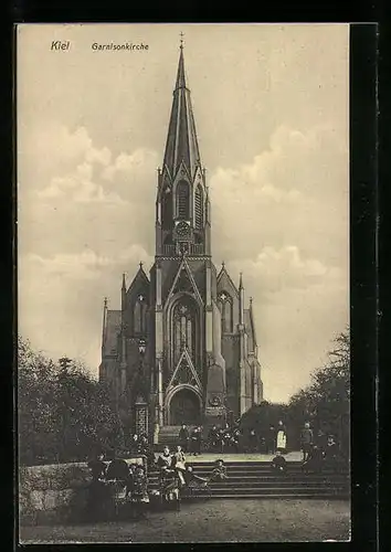 AK Kiel, Blick auf die Garnisonkirche