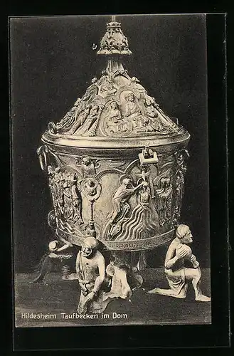 AK Hildesheim, Taufbecken im Dom