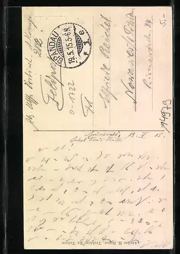 AK Gross-Beeren, Turm zur Erinnerung an die siegreiche Schlacht am 23. August 1813