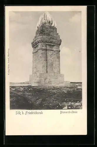 AK Silk b. Friedrichsruh, an der Bismarck-Säule