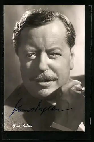 AK Schauspieler Paul Dahlke im Film Heiteres Sternbild mit original Autograph