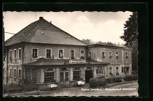 AK Kurort Jonsdorf, Fremdenhof Kretscham