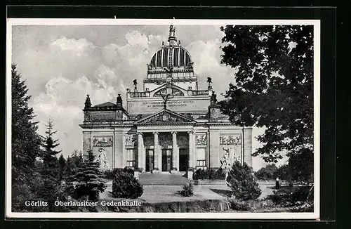 AK Görlitz, Oberlausitzer Gedenkhalle