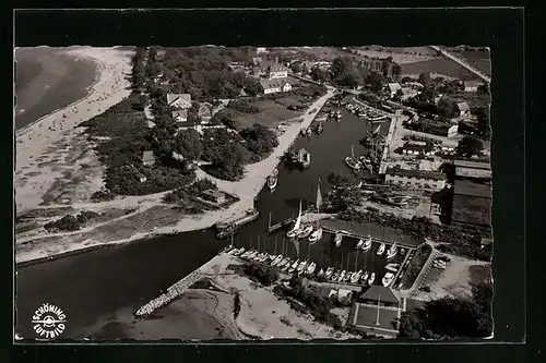 AK Hamburg-Niendorf, Gesamtansicht vom Flugzeug aus
