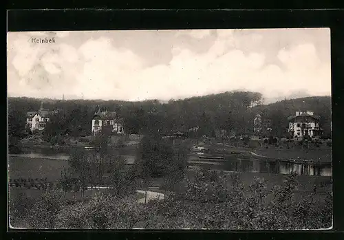 AK Reinbek, Teilansicht mit Mühlenteich