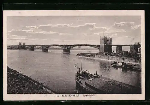AK Duisburg-Hochfeld, Rheinbrücke