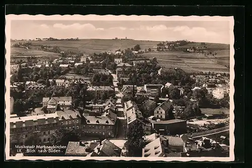 AK Markneukirchen, Blick nach Süden der Musikstadt