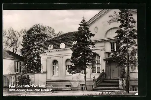 AK Bad Saarow-Pieskow, FDGB-Erholungsheim Klein Sanssouci