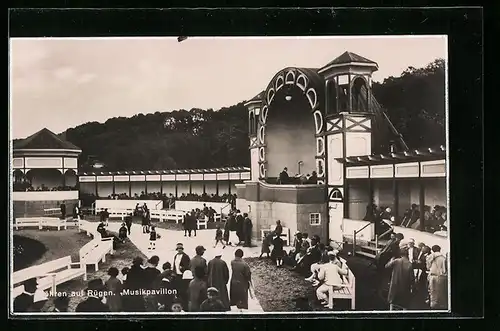 AK Göhren auf Rügen, Musikpavillon