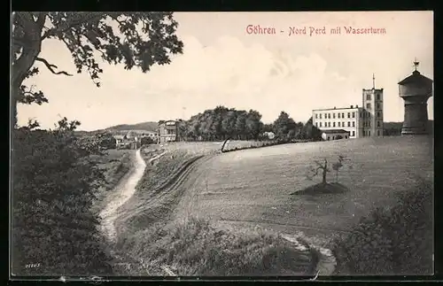 AK Göhren auf Rügen, Nord Perd mit Wasserturm