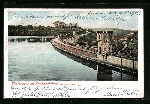 AK Remscheid, Talsperre im Eschbachthale