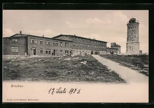 AK Brocken, Hotel und Aussichtsturm