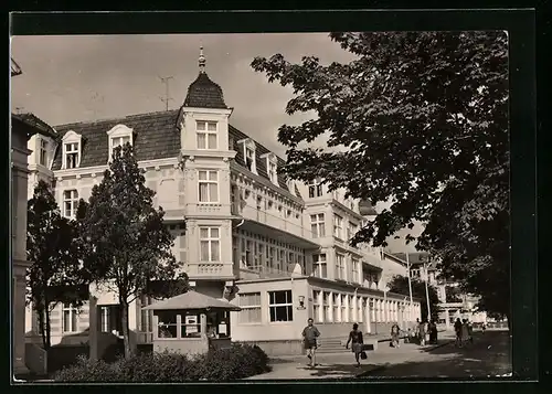 AK Ostseebad Ahlbeck (Usedom), FDGB-Erholungsheim Bernhard Göring