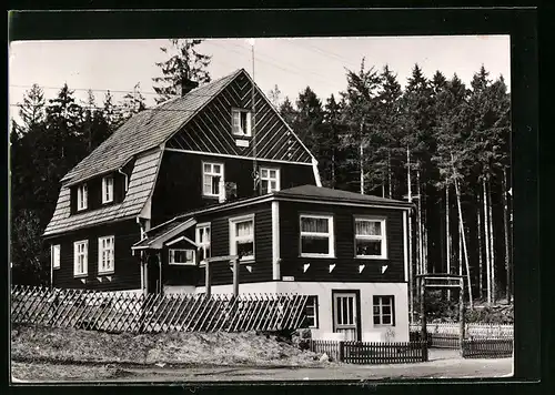 AK Hasselfelde-Rodacker (Harz), FDGB-Erholungsheim Haus Tannenwald