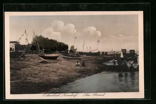 AK Hamburg-Niendorf, Am Strand