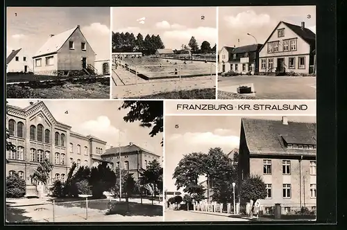 AK Franzburg, Im Ortsteil Müggenhall, Rudolf-Seifert-Schwimmbad, Pädagogische Schule, Internat dieser Schule