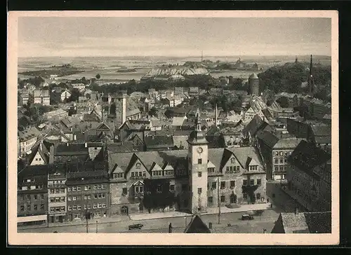 AK Freiberg i. Sa., Blick vom Petriturm nach Norden