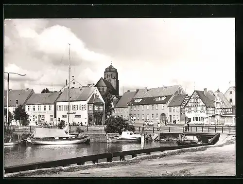 AK Wolgast, Partie am Hafen