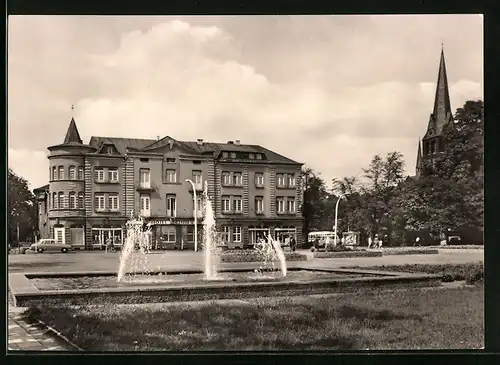 AK Bitterfeld, Am HO-Hotel Central