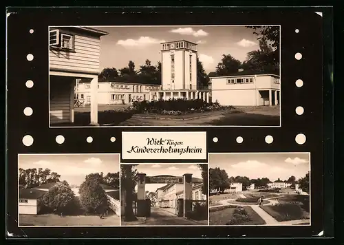 AK Wiek /Rügen, Vier Ansichten vom Kindererholungsheim