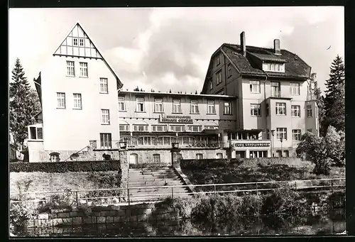 AK Schierke im Harz, FDGB-Erholungsheim Hermann Gieseler