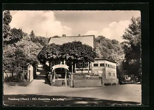 AK Treseburg (Harz), HO-Gaststätte Burgstieg