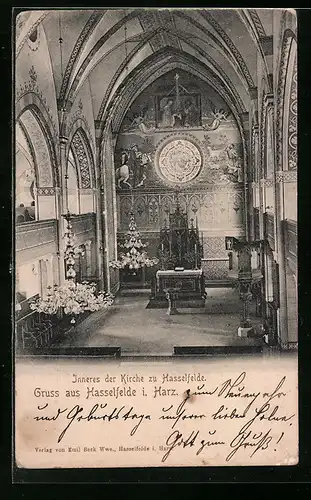 AK Hasselfelde i. Harz, Inneres der Kirche