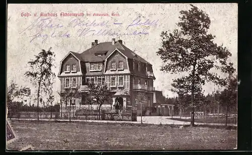 AK Fraureuth /Reuss, Gast- Und Kurhaus Fichtelreuth von Max Becher