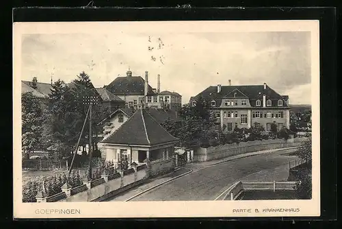 AK Göppingen, Strassenpartie beim Krankenhaus