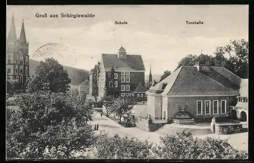 AK Schirgiswalde, Schule und Turnhalle